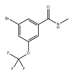 3-Bromo-N-methyl-5-(trifluoromethoxy)benzamide Structure