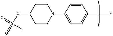 1-4-(Trifluoromethyl)phenyl-4-piperidinol 4-methanesulfonate Structure