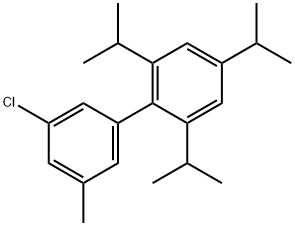 3'-Chloro-5'-methyl-2,4,6-tris(1-methylethyl)-1,1'-biphenyl Structure