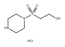 Ethanol, 2-(1-piperazinylsulfonyl)-, hydrochloride (1:1) Structure