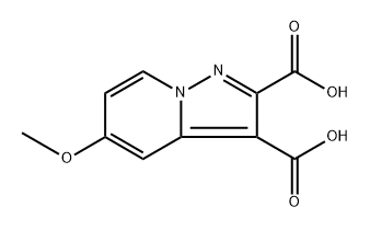 5-Methoxypyrazolo[1,5-a]pyridine-2,3-dicarboxylic acid Structure