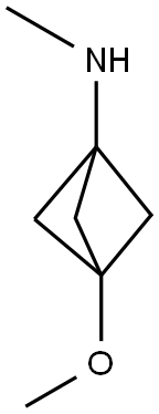 (3-Methoxy-bicyclo[1.1.1]pent-1-yl)-methyl-amine Structure