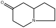 7(1H)-Indolizinone, hexahydro-, (-)- Structure