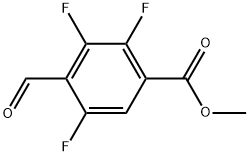 methyl 2,3,5-trifluoro-4-formylbenzoate Structure