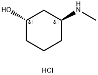 (1S,3S)-3-Methylamino-cyclohexanol hydrochloride Structure