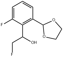 2-(1,3-Dioxolan-2-yl)-6-fluoro-α-(fluoromethyl)benzenemethanol Structure