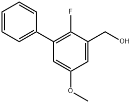 (2-Fluoro-5-methoxy-[1,1'-biphenyl]-3-yl)methanol Structure