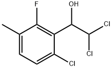 2,2-Dichloro-1-(6-chloro-2-fluoro-3-methylphenyl)ethanol Structure