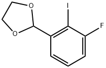 2-(3-fluoro-2-iodophenyl)-1,3-dioxolane 구조식 이미지