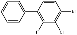 4-Bromo-3-chloro-2-fluoro-1,1'-biphenyl Structure