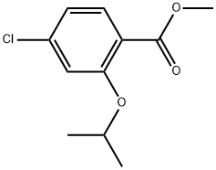 Methyl 4-chloro-2-isopropoxybenzoate Structure