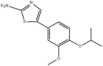 5-(4-Isopropoxy-3-methoxyphenyl)thiazol-2-amine Structure