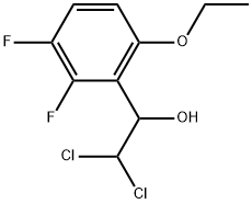 2,2-Dichloro-1-(6-ethoxy-2,3-difluorophenyl)ethanol Structure