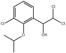 2,2-Dichloro-1-(3-chloro-2-isopropoxyphenyl)ethanol Structure