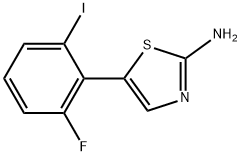 5-(2-Fluoro-6-iodophenyl)thiazol-2-amine Structure