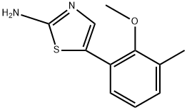 5-(2-methoxy-3-methylphenyl)thiazol-2-amine Structure