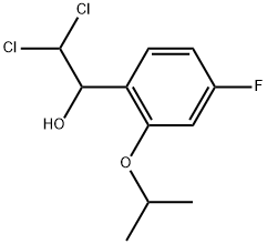2,2-Dichloro-1-(4-fluoro-2-isopropoxyphenyl)ethanol Structure