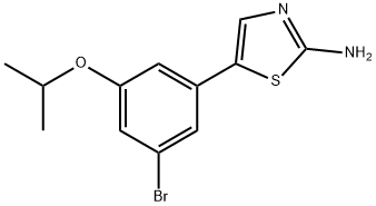 5-(3-Bromo-5-isopropoxyphenyl)thiazol-2-amine Structure