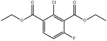 Diethyl 2-chloro-4-fluoroisophthalate Structure