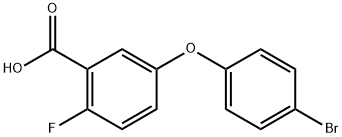 5-(4-Bromophenoxy)-2-fluorobenzoic acid Structure