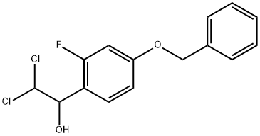 1-(4-(Benzyloxy)-2-fluorophenyl)-2,2-dichloroethanol Structure