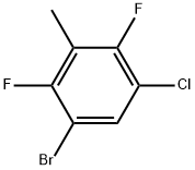 1-Bromo-5-chloro-2,4-difluoro-3-methylbenzene Structure