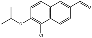 5-Chloro-6-isopropoxy-2-naphthaldehyde Structure