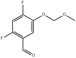 2,4-Difluoro-5-(methoxymethoxy)benzaldehyde Structure