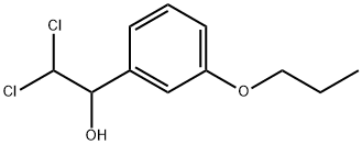 2,2-Dichloro-1-(3-propoxyphenyl)ethanol Structure