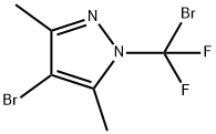 4-Bromo-1-(bromodifluoromethyl)-3,5-dimethyl-1H-pyrazole Structure