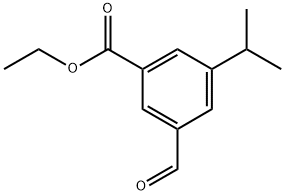 Ethyl 3-formyl-5-isopropylbenzoate Structure