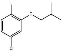 4-Chloro-1-iodo-2-isobutoxybenzene Structure