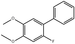 2-Fluoro-4,5-dimethoxy-1,1'-biphenyl Structure