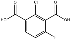 2-Chloro-4-fluoroisophthalic acid Structure