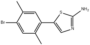 5-(4-Bromo-2,5-dimethylphenyl)thiazol-2-amine Structure