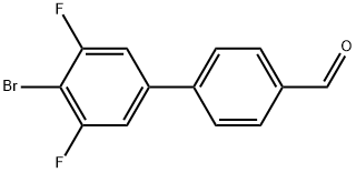 4'-Bromo-3',5'-difluoro-[1,1'-biphenyl]-4-carbaldehyde Structure