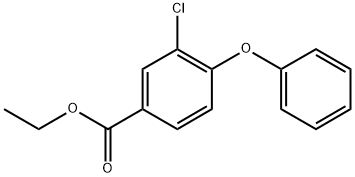 Ethyl 3-chloro-4-phenoxybenzoate Structure