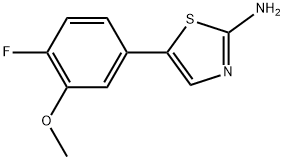 5-(4-Fluoro-3-methoxyphenyl)thiazol-2-amine Structure