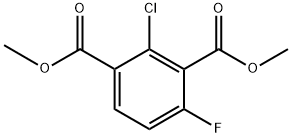 Dimethyl 2-chloro-4-fluoroisophthalate Structure