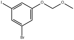 1-Bromo-3-iodo-5-(methoxymethoxy)benzene Structure