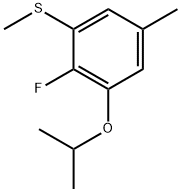 (2-Fluoro-3-isopropoxy-5-methylphenyl)(methyl)sulfane Structure