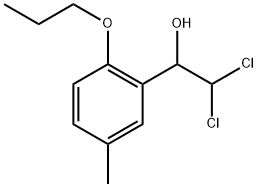 2,2-Dichloro-1-(5-methyl-2-propoxyphenyl)ethanol Structure