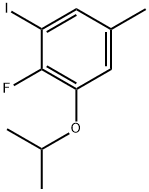 2-Fluoro-1-iodo-3-isopropoxy-5-methylbenzene Structure