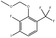 2-Fluoro-1-iodo-3-(methoxymethoxy)-4-(trifluoromethyl)benzene Structure