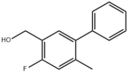 (4-Fluoro-6-methyl-[1,1'-biphenyl]-3-yl)methanol Structure