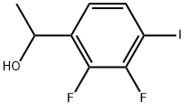 1-(2,3-Difluoro-4-iodophenyl)ethanol Structure