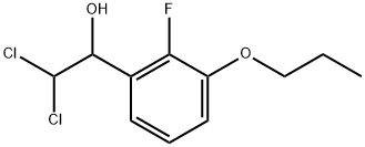 2,2-Dichloro-1-(2-fluoro-3-propoxyphenyl)ethanol Structure