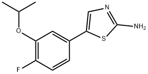 5-(4-Fluoro-3-isopropoxyphenyl)thiazol-2-amine Structure