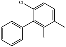 6-Chloro-2-fluoro-3-methyl-1,1'-biphenyl Structure