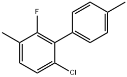 6-Chloro-2-fluoro-3,4'-dimethyl-1,1'-biphenyl Structure